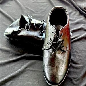 Black Leather Men's Shoes